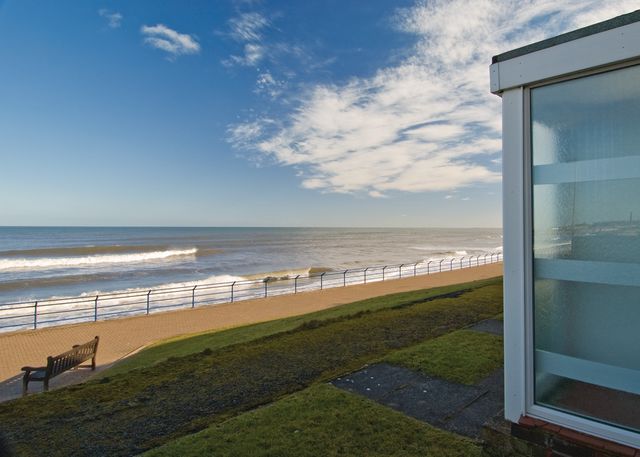 Northumberland beachfront apartment for four