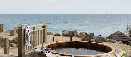 Hot Tub Lodges with Sea Views