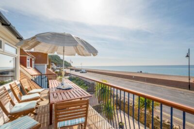Seaton beachfront cottage for six