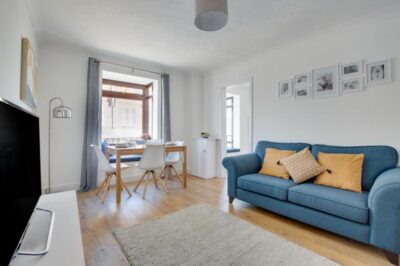 Swanage sea view apartment sleeps 5