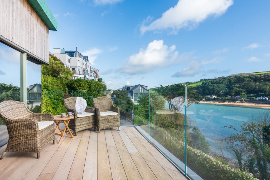 Salcombe estuary views from a private holiday home
