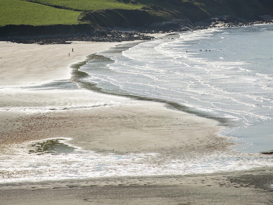 Poppit Sands beach near Cardigan in West Wales