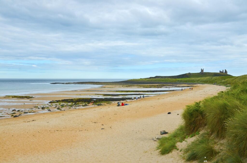 Dog friendly Embleton beach in Northumberland