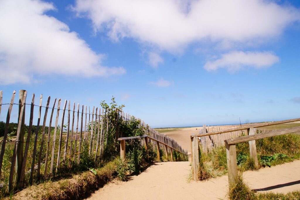 Path to a family friendly beach in Norfolk