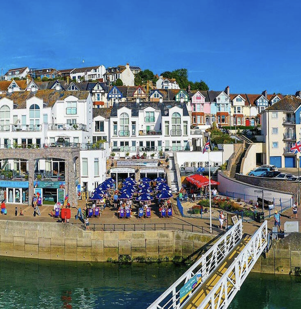 Prince William restaurant on the harbour front in Brixham, Devon