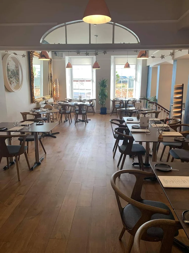 Inside the Elephant Michelin star restaurant in Torquay, Devon