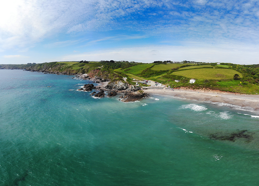 Kennack Sands beach in South Cornwall