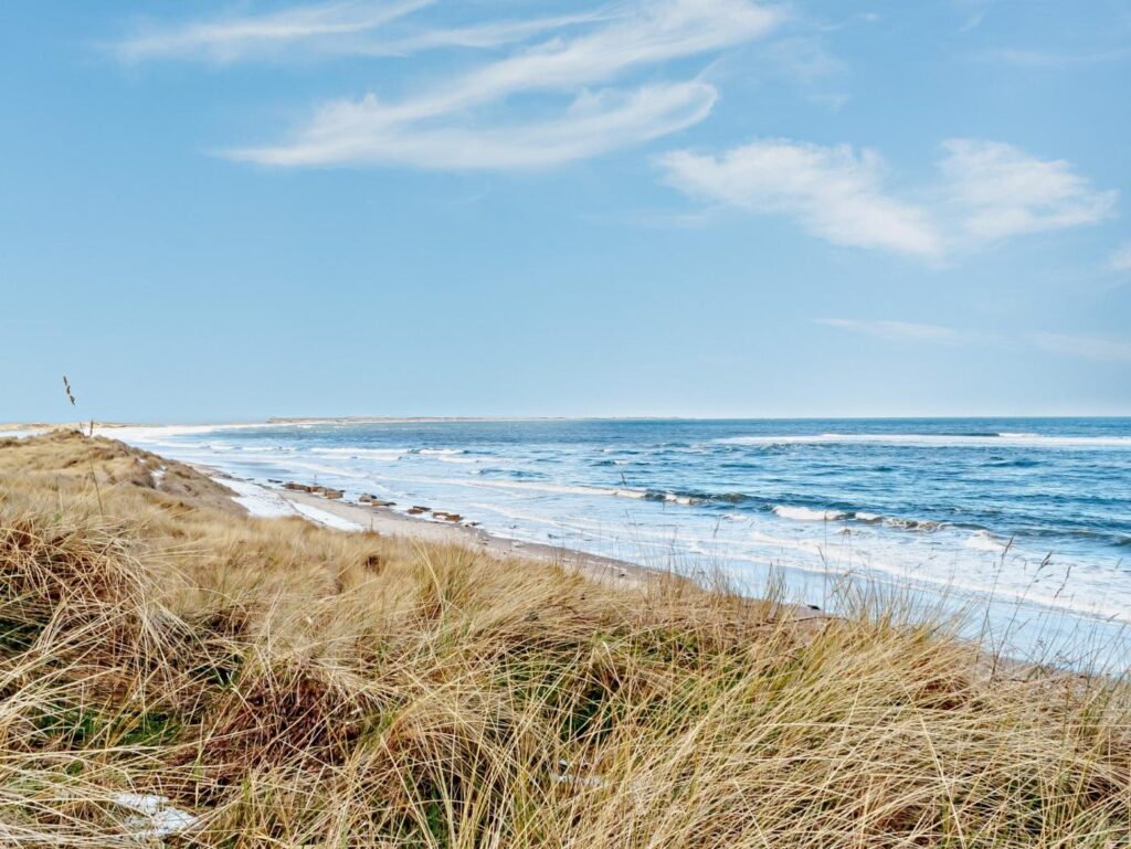 Cresswell Beach in Northumberland