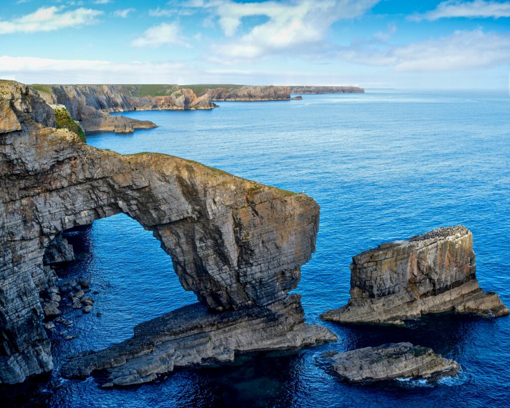 Green Bridge of Wales, near Castlemartin, South Pembrokeshire.