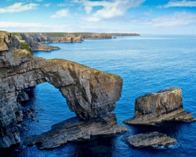 Green Bridge of Wales, near Castlemartin, South Pembrokeshire.